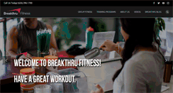 Desktop Screenshot of breakthrufitness.com